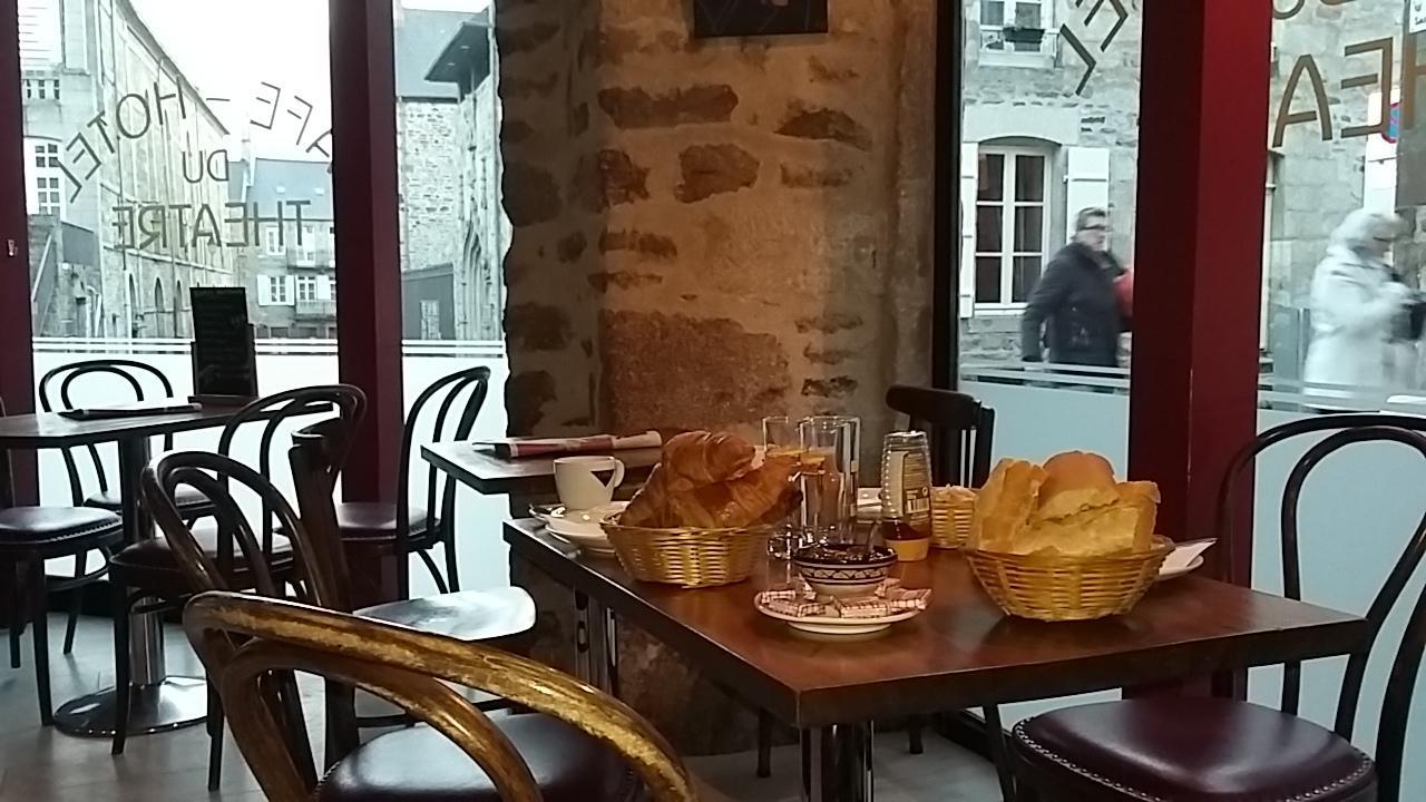 Cafe Hotel Du Theatre Dinan Kültér fotó